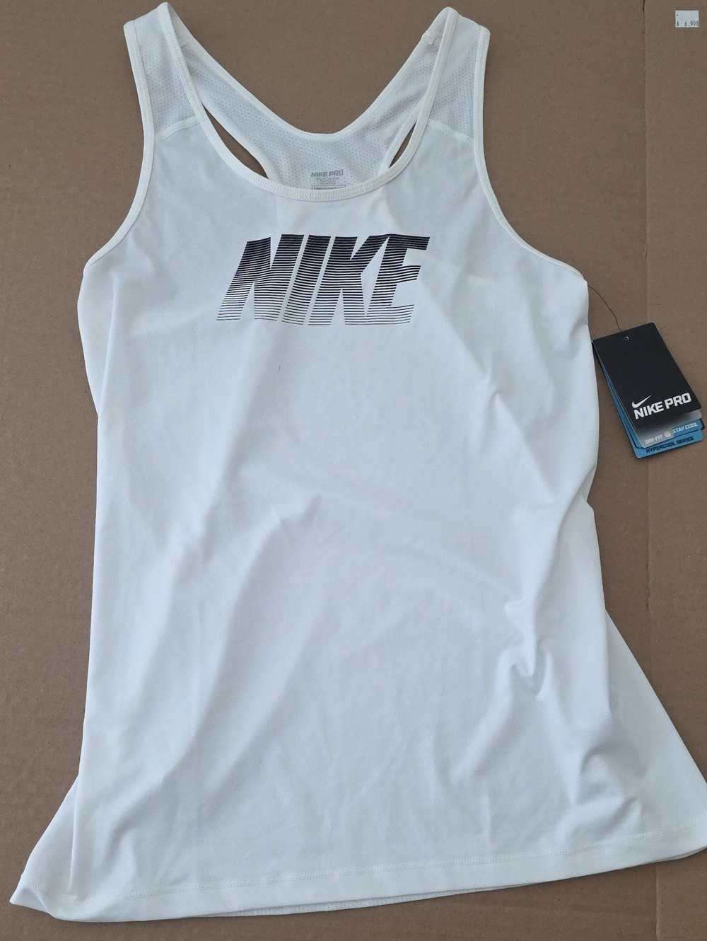 Nike White Dri-FIT Tank Top